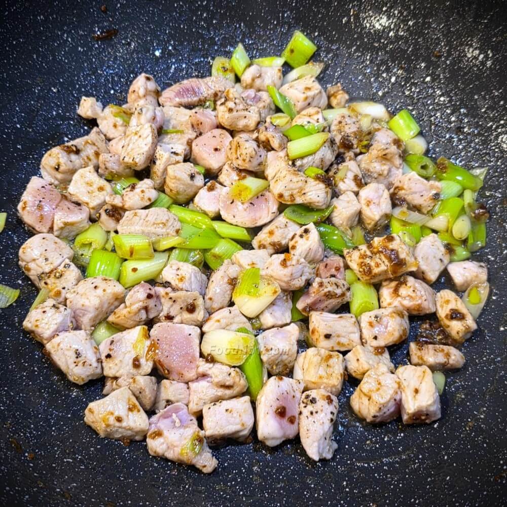 紅蔥醬爆豬肉粒-加餸下飯