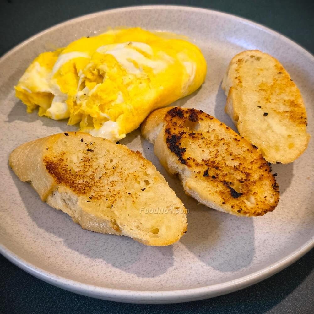 香煎蒜蓉法包-步驟