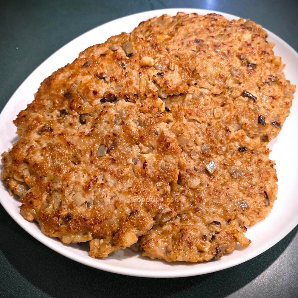 薑蔥牛油蓮藕煎肉餅-步驟