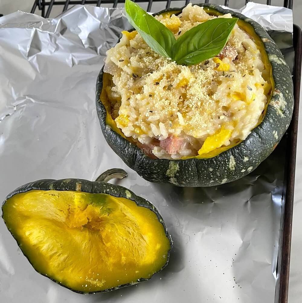 南瓜芝士焗燉飯 