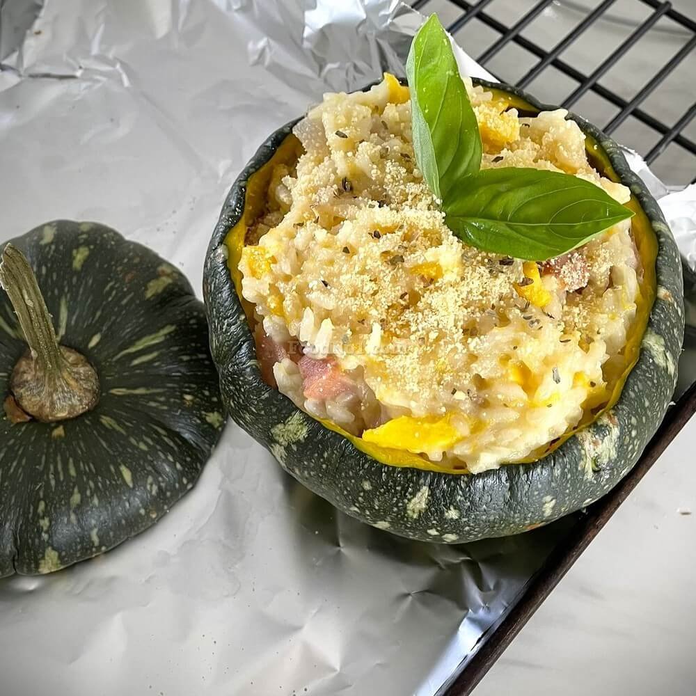 南瓜芝士焗燉飯 