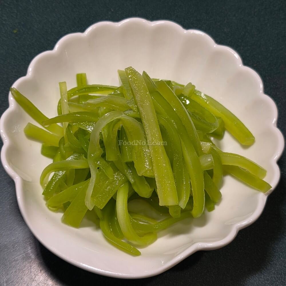 清爽甜酸萵筍絲