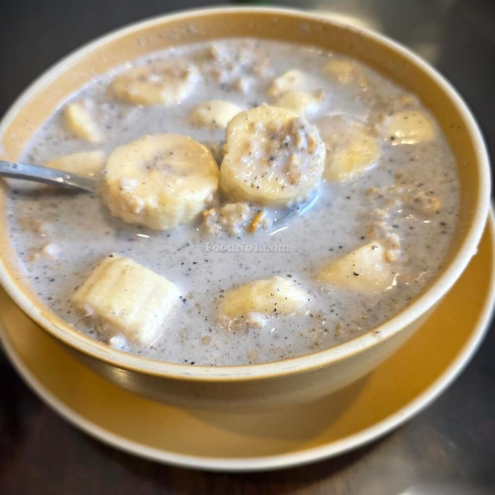黑芝麻香蕉牛奶能量麥皮