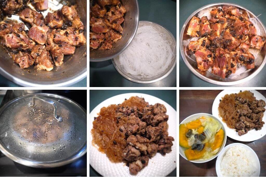 豆豉蒸排骨粉絲