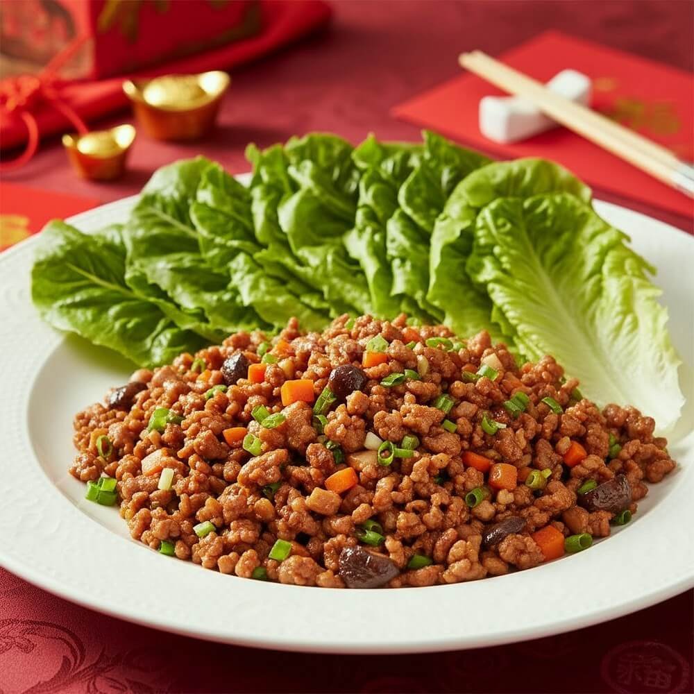 生財有道 生菜包肉碎