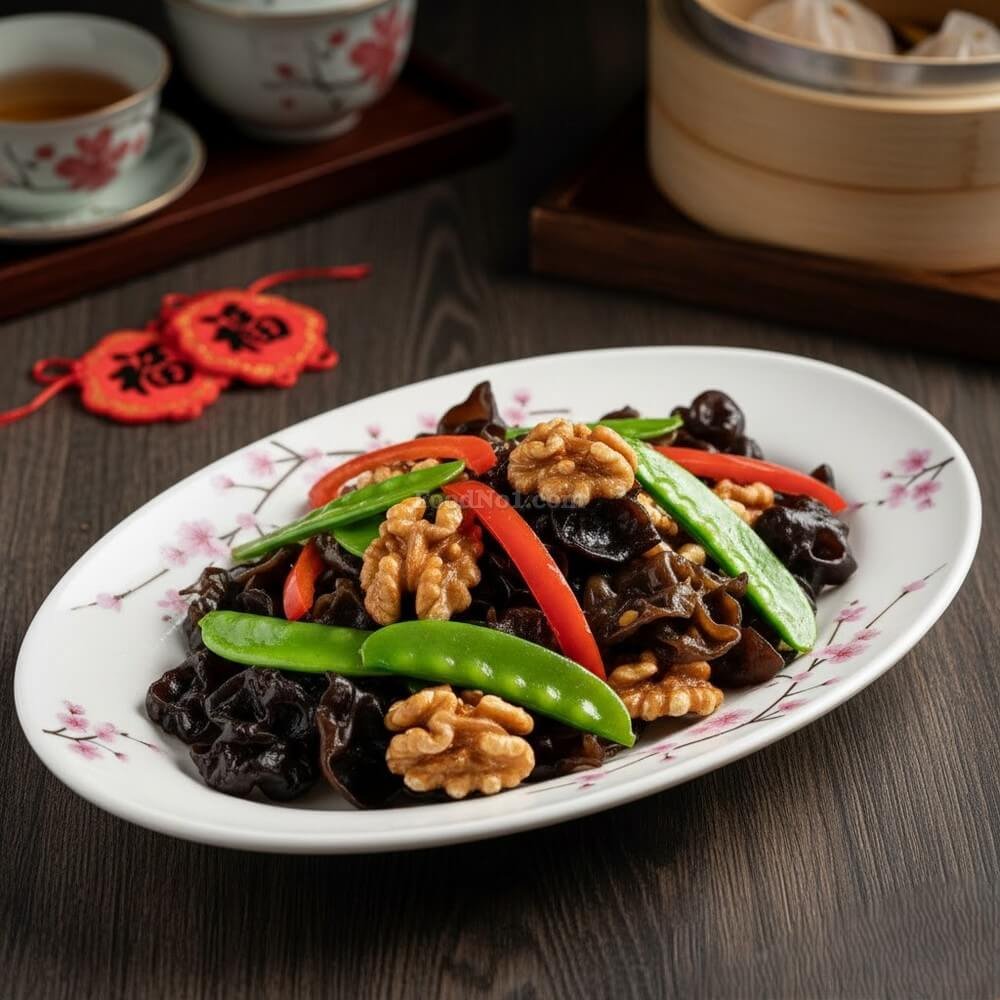 如意吉祥 榆耳炒合桃