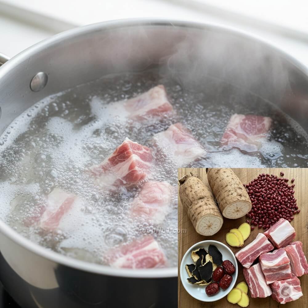 粉葛赤小豆湯-烹飪