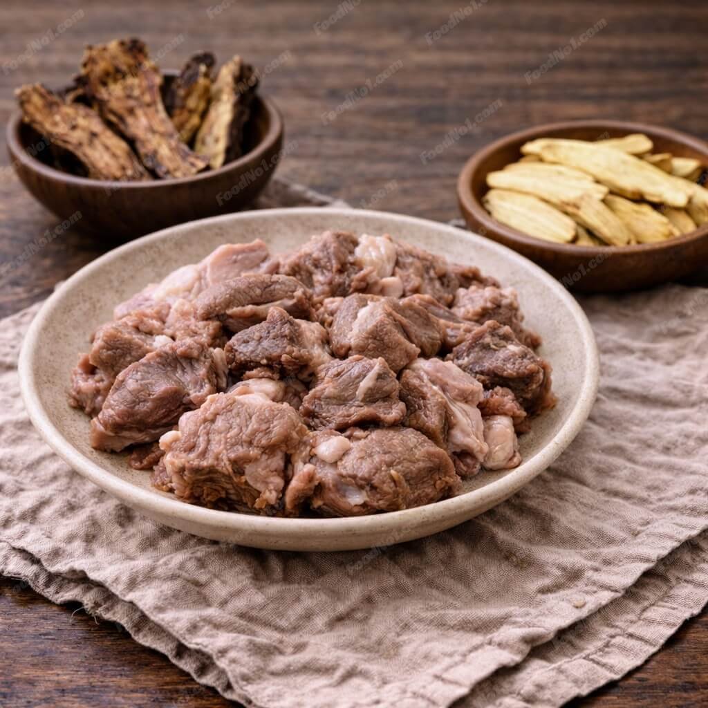 當歸黃芪羊肉湯-材料
