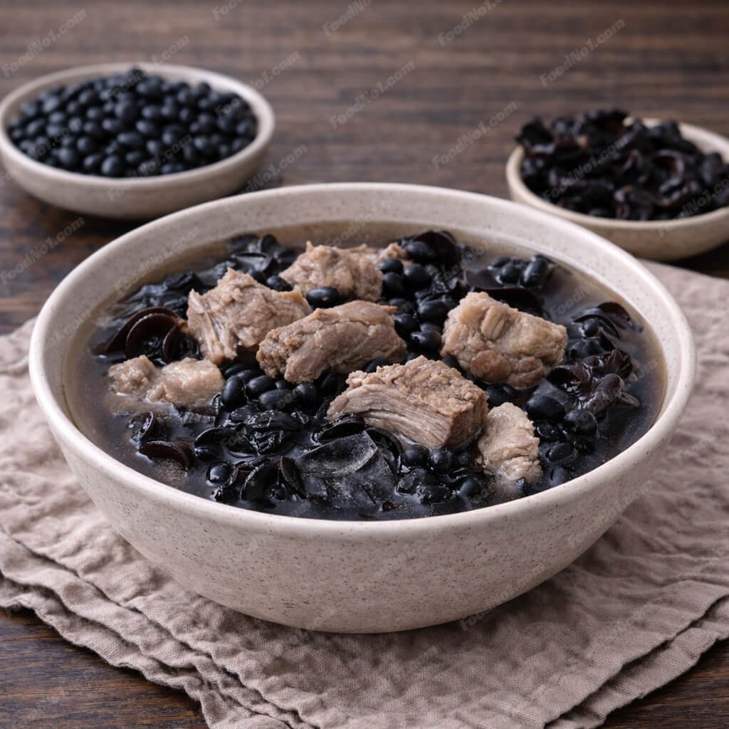 黑豆栗木耳排骨湯
