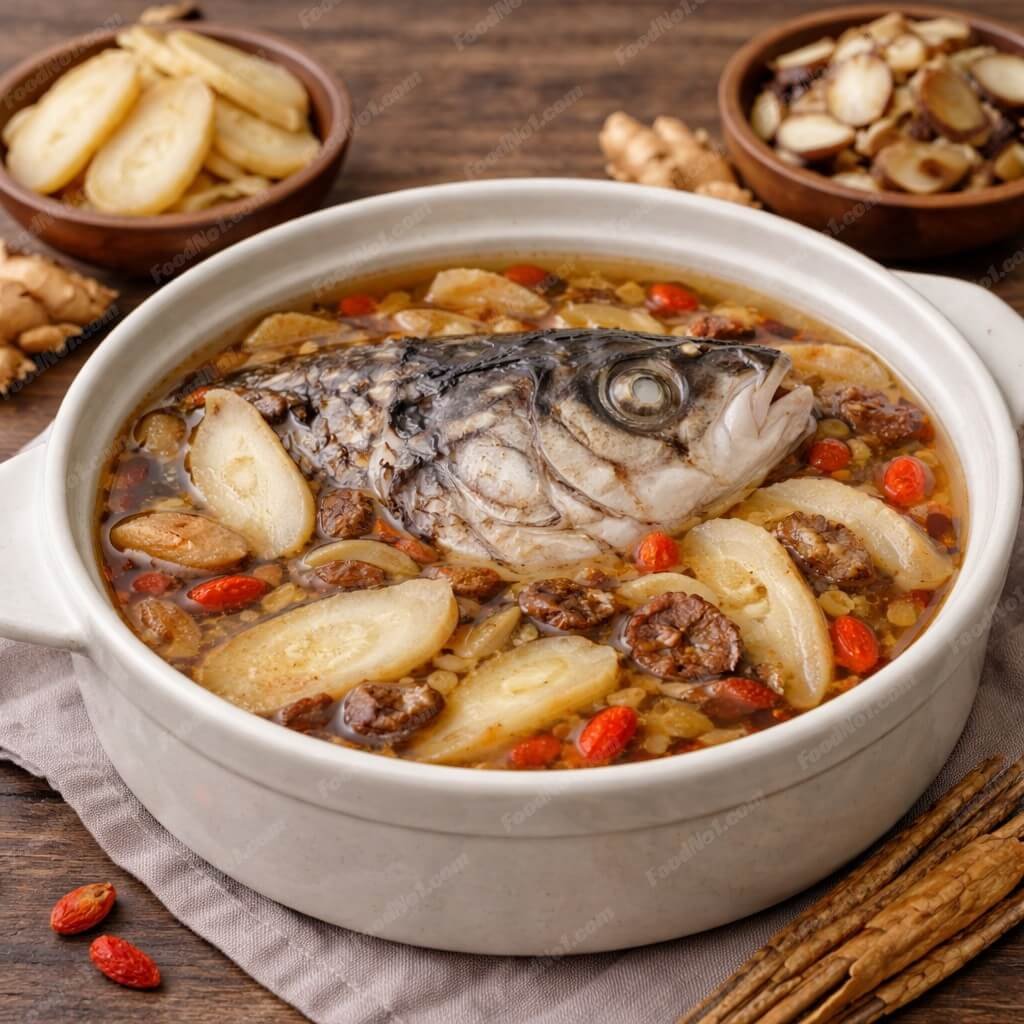 天麻川芎魚頭湯