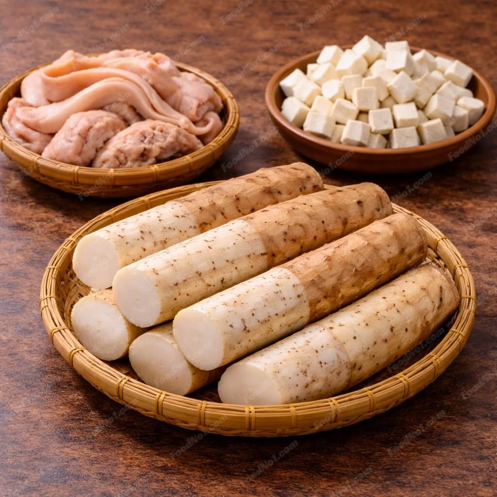 淮山茯苓豬肚湯-材料