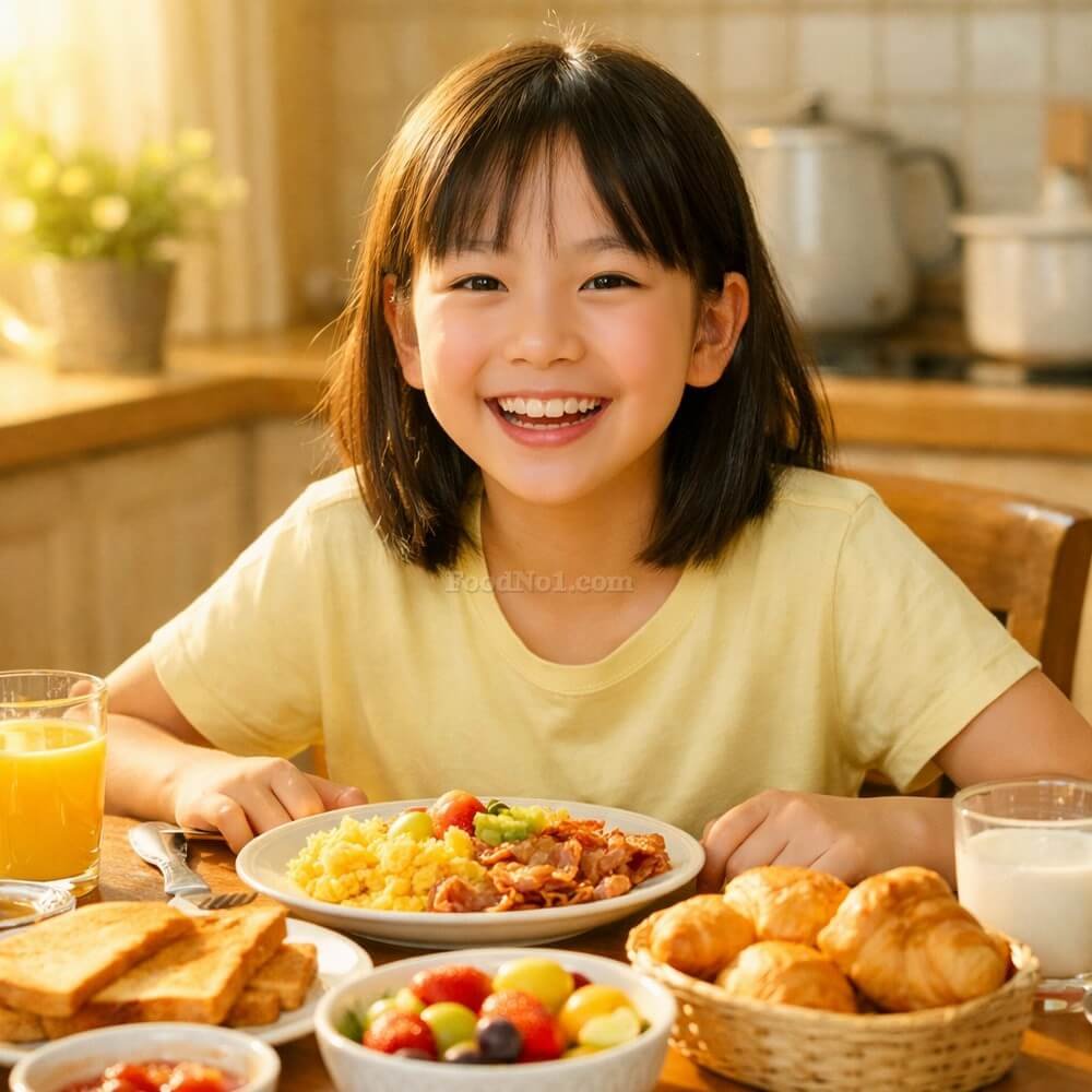 家慧與小雨・早餐