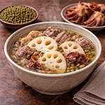 蓮藕綠豆章魚湯