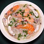 鮮蝦墨魚海鮮粥