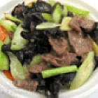 勝瓜雲耳炒牛肉