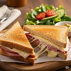 烘烤芝士火腿三文治 (Toasted Cheese and Ham Sandwich)