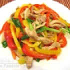 雙椒炒雞絲