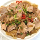 榨菜蒸五花腩片