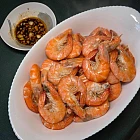 薑蔥水浸白灼蝦