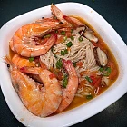 大蝦蕃茄濃湯麵