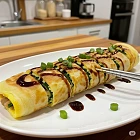 台式蛋餅配醬油膏