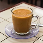 黑白淡奶港式奶茶