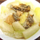 江瑶柱淡菜粉絲節瓜湯