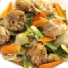 洋蔥紅蘿蔔炒雞件