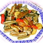 梅子薑芽炒鱔球