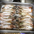 蒜茸粉絲蒸開邊蝦