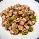 紅蔥醬爆豬肉粒