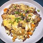 鹹蛋雞蛋炒紫洋蔥