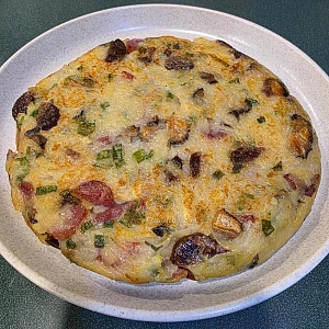 香煎蘿蔔薯仔餅-步驟