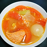 三文魚番茄西芹湯 三文魚番茄西芹湯,西芹食譜, 湯品食譜, 健康食譜