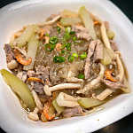 合掌瓜海鮮菇炆粉絲